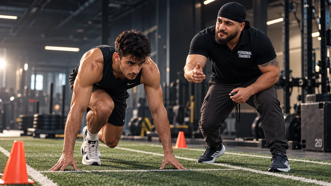 Athletes & Performance training concept